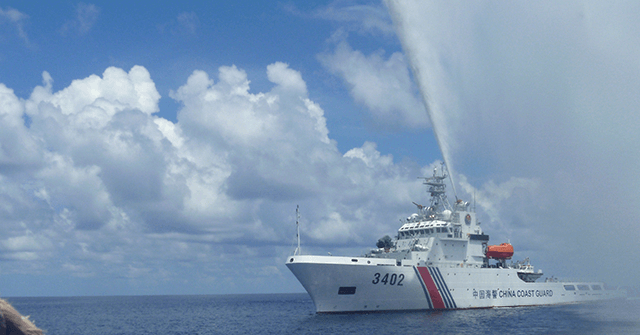 Chinese Vessels Invade Philippines, Bombard Boats With Water Cannons