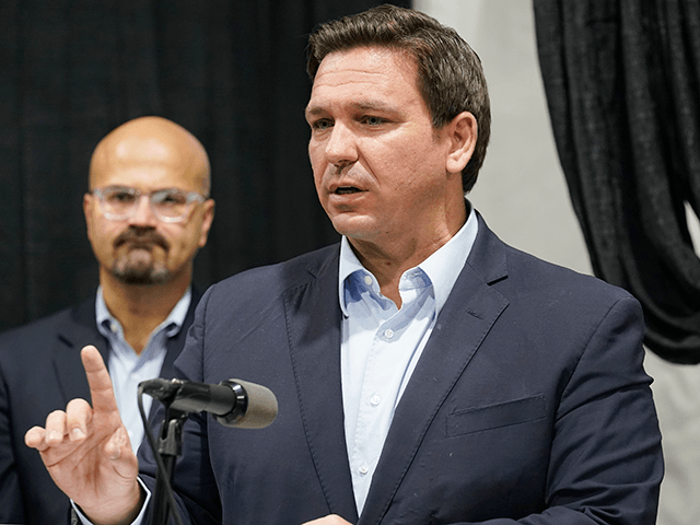 Florida Gov. Ron DeSantis speaks at the opening of a monoclonal antibody site Wednesday, Aug. 18, 2021, in Pembroke Pines, Fla. Gov. Ron DeSantis on Thursday, Oct. 21, 2021 said he will call state lawmakers back to work early to pass legislation to combat coronavirus vaccine mandates enacted by businesses. …