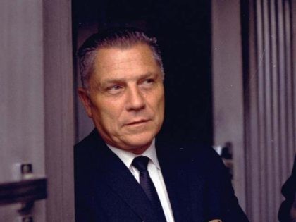 Teamsters Union leader James Hoffa is pictured in Chattanooga, Tenn. on August 21, 1969. (