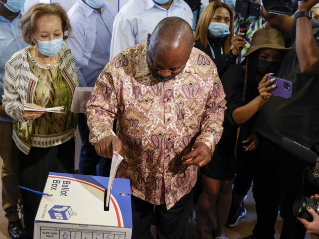 Cyril Ramaphosa South African elections (Michele Spatari / AFP / Getty)