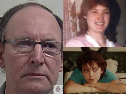 Left: David Fuller, 67, who on November 4th, 2021, admitted to the 1987 murders of Wendy Knell, 25, (top right) and Caroline Pierce, 20, (bottom right), in Tunbridge Wells, Kent, England, United Kingdom. Fuller had previously admitted to the sexual assault of nearly 80 female corpses, including of children, while …