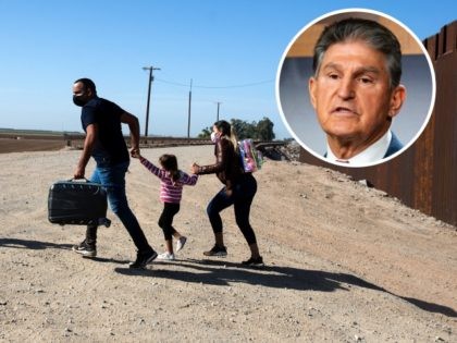 A family of migrants from Cuba runs across the border by the wall separating the United States and Mexico to turn themselves over to authorities on May 13, 2021 in Yuma, Arizona. - Apprehensions of undocumented immigrants at the US border with Mexico rose to a fresh 15-year high in …