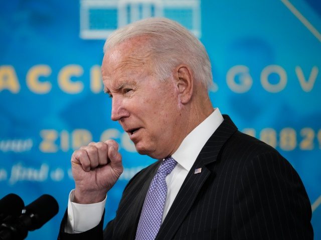 WASHINGTON, DC - NOVEMBER 03: U.S. President Joe Biden speaks about the authorization of t