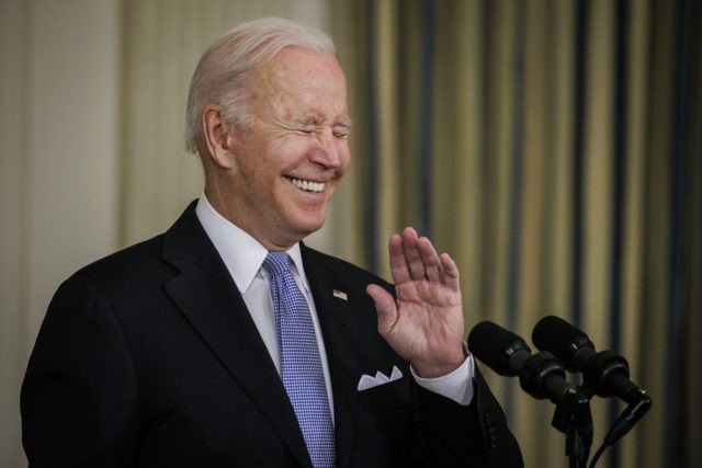 WASHINGTON, DC - NOVEMBER 06: U.S. President Joe Biden speaks during a press conference in