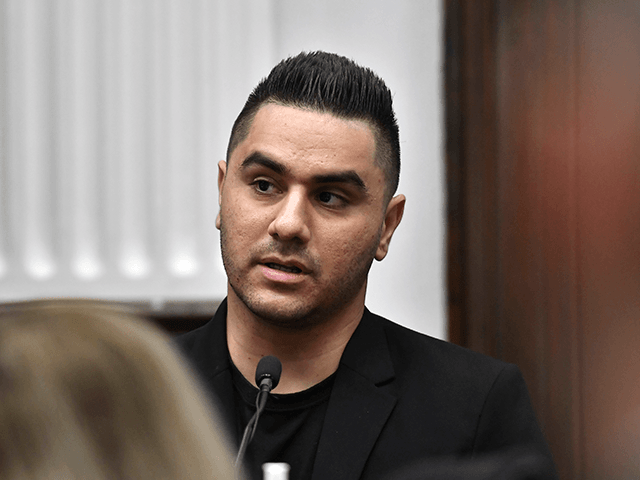 Frank Hernandez testifies during Kyle Rittenhouse's trial about the video he took on the n