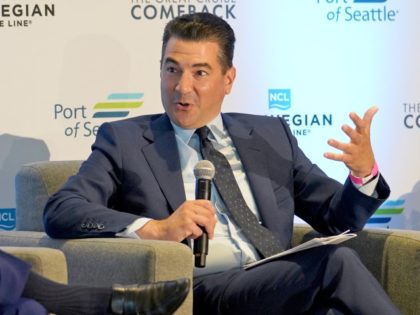 Former Commissioner of the U.S. Food and Drug Administration and Chairman of the SailSAFE™ Global Health and Wellness Council Dr. Scott Gottlieb speak onstage at the Norwegian Cruise Line’s Great Cruise Comeback Press Panel on August 06, 2021 in Seattle, Washington. (Photo by Suzi Pratt/Getty Images for Norwegian Cruise Line)