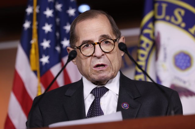 WASHINGTON, DC - SEPTEMBER 21: Rep. Jerry Nadler (D-NY) speaks at a news conference on the