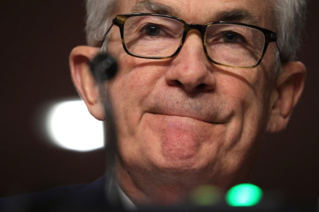 WASHINGTON, DC - NOVEMBER 30: Federal Reserve Board Chairman Jerome Powell testifies duri