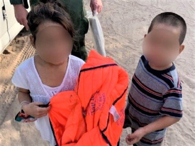 Del Rio Sector Border Patrol agents found two small children abandoned by human smugglers