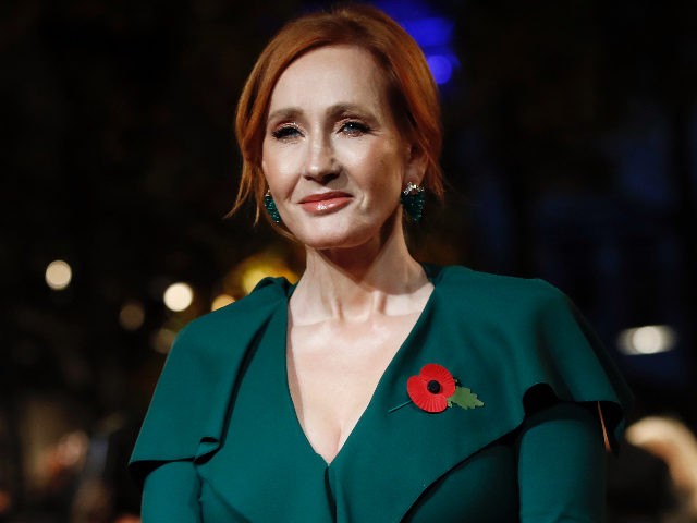 FILE - Author J.K. Rowling appears at the world premiere of the film "Fantastic Beasts: The Crimes of Grindelwald" in Paris on Nov. 8, 2018. Scholastic announced Tuesday that Rowling's “The Christmas Pig,” the story of a boy named Jack and a beloved toy (Dur Pig) which goes missing, will …