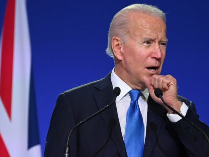 GLASGOW, SCOTLAND - NOVEMBER 02: U.S. President Joe Biden speaks during the World Leaders' Summit "Accelerating Clean Technology Innovation and Deployment" session on day three of COP26 on November 02, 2021 in Glasgow, Scotland. It is the 26th "Conference of the Parties" and represents a gathering of all the countries …
