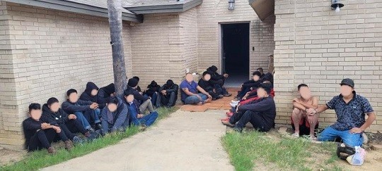 Laredo Sector Border Patrol agents found a group of migrants in a stash house near the border. (Photo: U.S. Border Patrol/Laredo Sector)