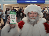 Double-Jabbed Santa Uses Vaccine Passport to Avoid Quarantine in Tesco Christmas Ad