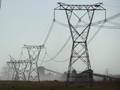 South African power lines (Mujahid Safodien / AFP / Getty)