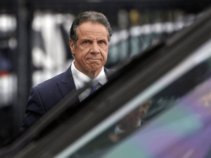 New York Gov. Andrew Cuomo prepares to board a helicopter after announcing his resignation, Tuesday, Aug. 10, 2021, in New York. Cuomo says he will resign over a barrage of sexual harassment allegations. The three-term Democratic governor's decision, which will take effect in two weeks, was announced as momentum built …