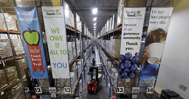 Biden's Soaring Food Costs Strike the Hungry at Local Food Banks