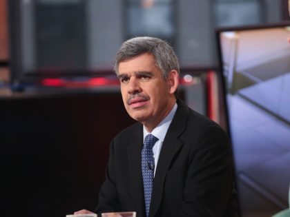 NEW YORK, NY - APRIL 29: Mohamed El-Erian, Chief Economic Adviser of Allianz appears on a segment of "Mornings With Maria" with Maria Bartiromo on the FOX Business Network at FOX Studios on April 29, 2016 in New York City.