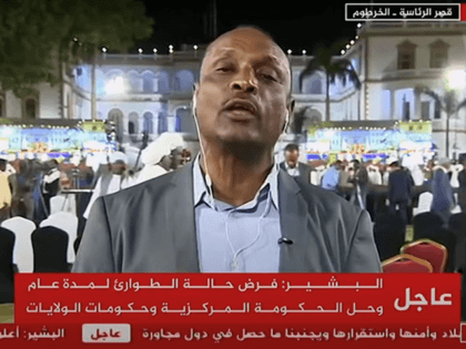 Al-Jazeera journalist Al-Musalmi al-Kabbashi was recently arrested amid protests in Sudan. (Screenshot: SudaneseOnline/YouTube)