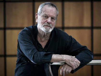 American-born British film director Terry Gilliam poses during a photo session on March 13, 2018 at the Opera Bastille in Paris. (Photo by STEPHANE DE SAKUTIN / AFP) (Photo credit should read STEPHANE DE SAKUTIN/AFP via Getty Images)