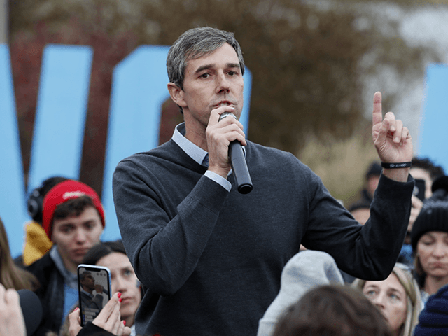 In this Nov. 1, 2019, file photo Democratic presidential candidate Beto O'Rourke speaks to