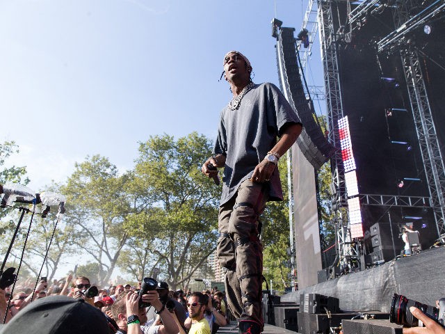 Travi$ Scott performs at The Budweiser Made In America Festival on Sunday, Sept. 4, 2016,