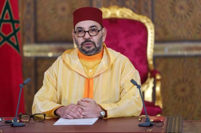 King Mohammed VI, seen here delivering a speech in the northeastern city of Fez last month