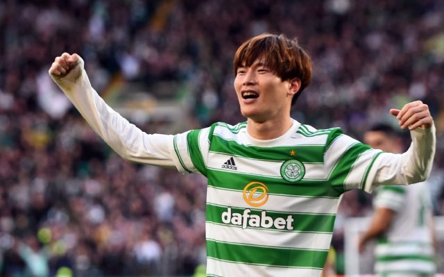 Kyogo Furuhashi has scored 13 goals in his debut season at Celtic