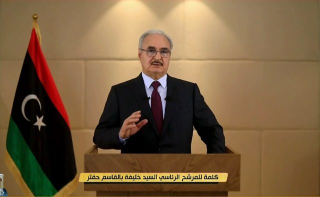 The military strongman of eastern Libya, Khalifa Haftar, despised by many in the west of the country for the devastating offensive he launched on the capital Tripoli in 2019, declares his candidacy for a December 24 presidential election