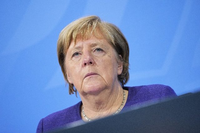 German Chancellor Angela Merkel says a brake must be put on the 'exponential rise' in Covid cases
