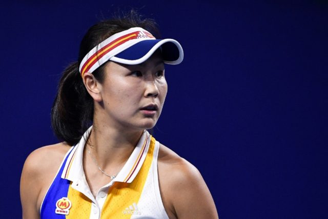 Chinese tennis star Peng Shuai, seen here in 2017, has accused a former vice premier of se
