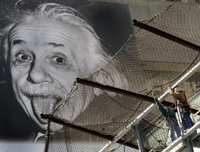 Einstein was a genius scientist. He later earned pop culture icon status