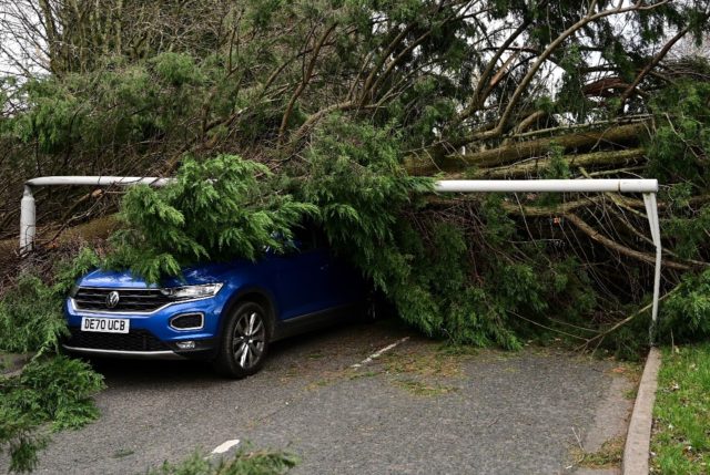 Trees felled by "Storm Arwen" killed three people across the UK and the Met Office warned