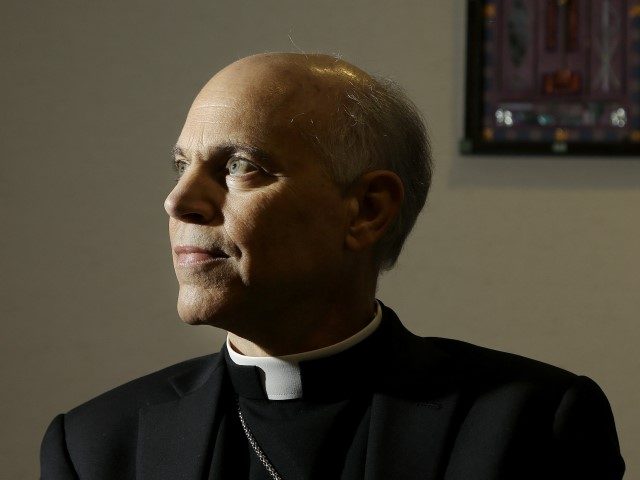 San Francisco Archbishop Salvatore Cordileone poses for photos at his office in San Francisco, Friday, April 24, 2015. Roman Catholics in this city named for humble St. Francis are in turmoil, sparring with each other over social media and letters to the editor over one controversial figure, the Archbishop Salvatore …