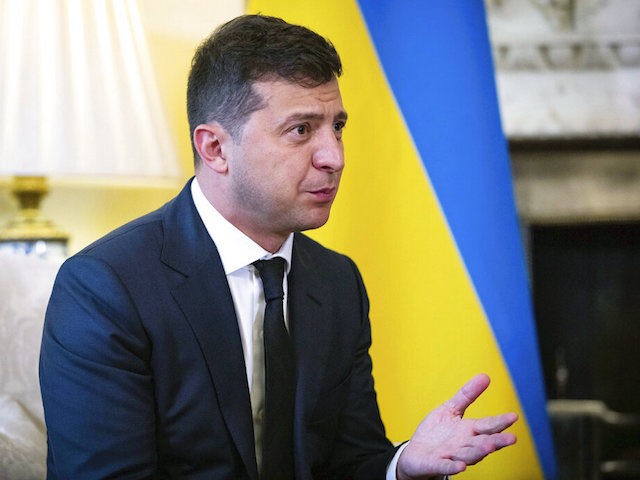 President of Ukraine, Volodymyr Zelenskyy during a meeting with Prime Minister Boris Johnson, in Downing Street , London, to sign a strategic partnership deal with the president in the face of Russia's "destabilising behaviour" towards the country. PA Photo. Picture date: Thursday October 8, 2020. The meeting with Mr Johnson …