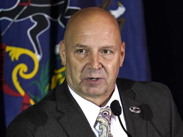 FILE - In this Nov. 25, 2020, file photo, state Sen. Doug Mastriano, R-Franklin, attends a hearing of the Pennsylvania State Senate Majority Policy Committee in Gettysburg, Pa. The most closely watched attempts by Republicans to investigate and turn up widespread fraud in a battleground state lost by former President …
