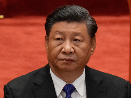 Chinese President Xi Jinping attends an event commemorating the 110th anniversary of Xinhai Revolution at the Great Hall of the People in Beijing on Oct. 9, 2021. China was one of the biggest stories of 2021. Top stories included its human rights records in the Xinjiang region, Tibet and Hong …