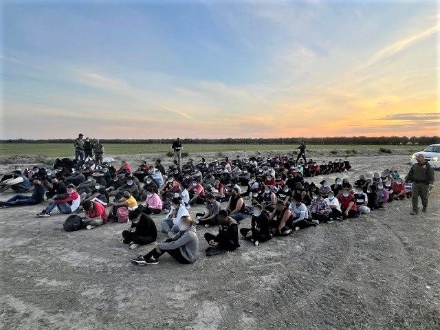 Border Patrol agents apprehend nearly 1,000 migrants per day near the Texas border with Mexico. (U.S. Border Patrol/Del Rio Sector)