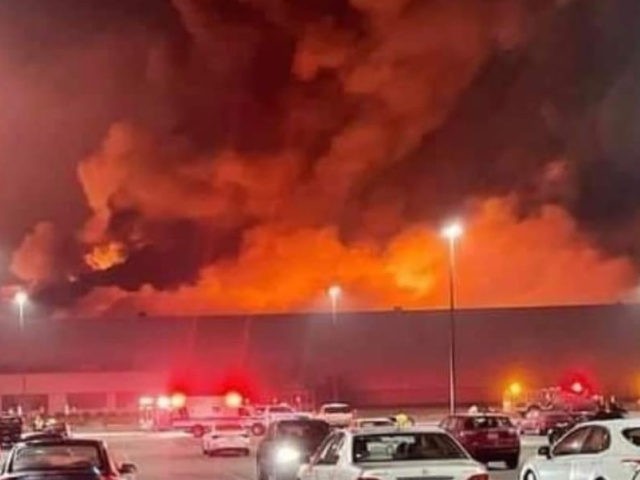 A massive fire in the QVC distribution center located in Rocky Mount, North Carolina, drew