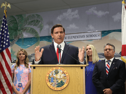 Florida Gov. Ron DeSantis announces that he wants to raise the minimum starting salary for teachers during a press conference held at Bayview Elementary School on October 07, 2019 in Fort Lauderdale, Florida. The Governor’s proposed 2020 budget recommendation will include a pay raise for more than 101,000 teachers in …