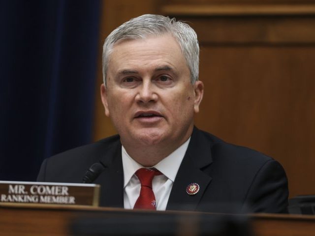 WASHINGTON, DC - MAY 12: House Oversight and Reform Committee Ranking Member James Comer (