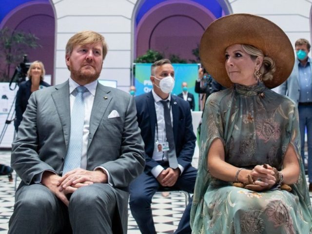 King Willem-Alexander and Queen Maxima of the Netherlands visit the Technical University (