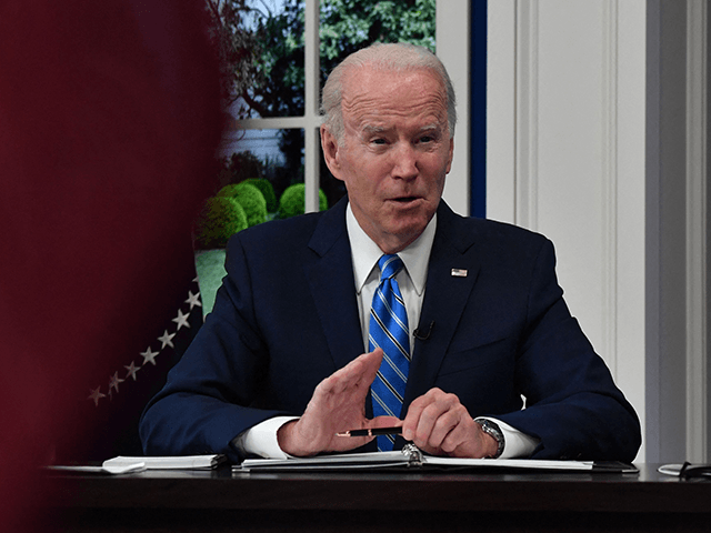 US President Joe Biden joins the White House COVID-19 Response Teams regular call with the