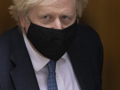 LONDON, ENGLAND - NOVEMBER 24: Prime Minister Boris Johnson leaves Downing Street to atten