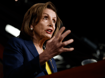 Speaker of the House Nancy Pelosi (D-CA) talks to reporters during her weekly news conference in the U.S. Capitol Visitors Center on December 15, 2021 in Washington, DC. The House of Representatives voted on Tuesday night to recommend holding former Trump White House Chief of Staff Mark Meadows in contempt …