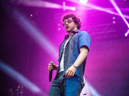 Jack Harlow performs on day two of the Lollapalooza Music Festival on Friday, July 30, 2021, at Grant Park in Chicago. (Photo by Amy Harris/Invision/AP)