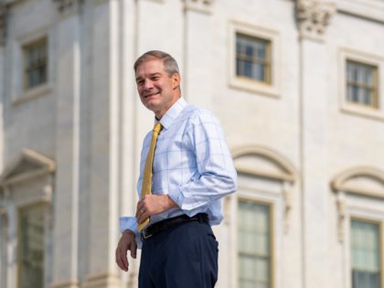 WASHINGTON, DC - JULY 29: Rep. Jim Jordan (R-OH) stands outside the U.S. Capitol before a news conference with House Republicans on July 29, 2021 in Washington, DC. McCarthy and Republicans criticized the Biden administration on a wide array of issues, including the CDC's new guidance on indoor masking due …