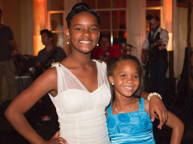 NEW ORLEANS, LA - JUNE 25: (L-R) Actresses Jonshel Alexander and Quvenzhane Wallis on the dance floor at Fox Searchlight Pictures Presents "Beasts of the Southern Wild" After Party on June 25, 2012 in New Orleans, Louisiana. (Photo by Skip Bolen/Getty Images for Fox Searchlight Pictures)
