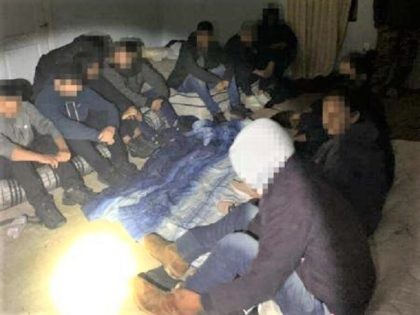 Laredo Sector agents find 60 migrants packed inside a single family home near the Texas border with Mexico. (U.S. Border Patrol/Laredo Sector)