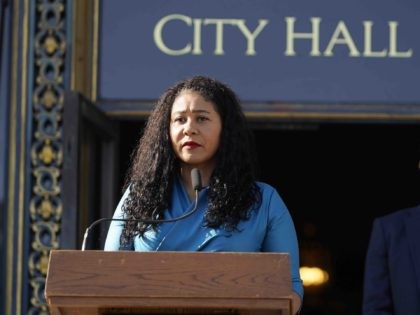 San Francisco Mayor London Breed talks about the first confirmed case of the omicron variant during a COVID-19 briefing outside City Hall in San Francisco, Wednesday, Dec. 1, 2021. The U.S. recorded its first confirmed case of the omicron variant Wednesday — a person in California who had been to …