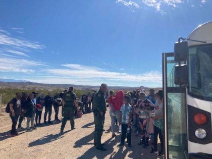 Alpine Station Border Patrol agents apprehend a large group of migrants in the Big Bend National Park. (U.S. Border Patrol/Big Bend Sector)